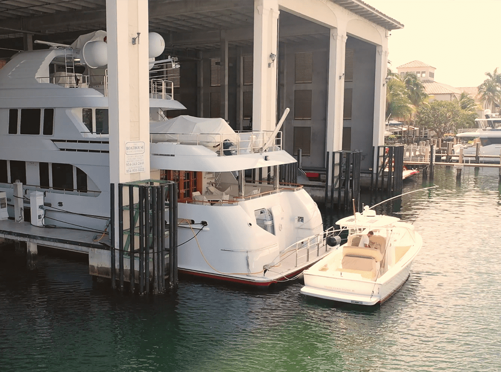 Boathouse Yacht Facility with Tender dockage